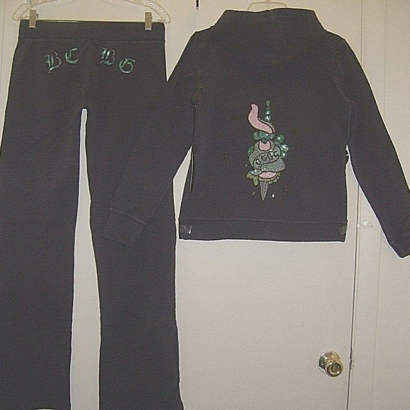 Vintage Rare beaded sequins embroidered Sweatsuit - Picture 1 of 5